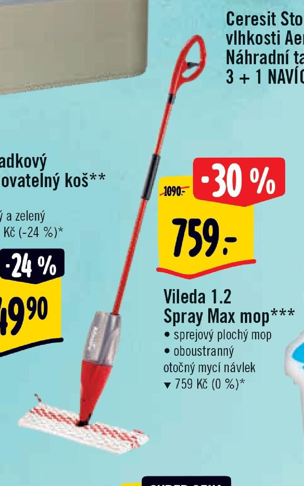 Vileda 1.2 Spray Max mop