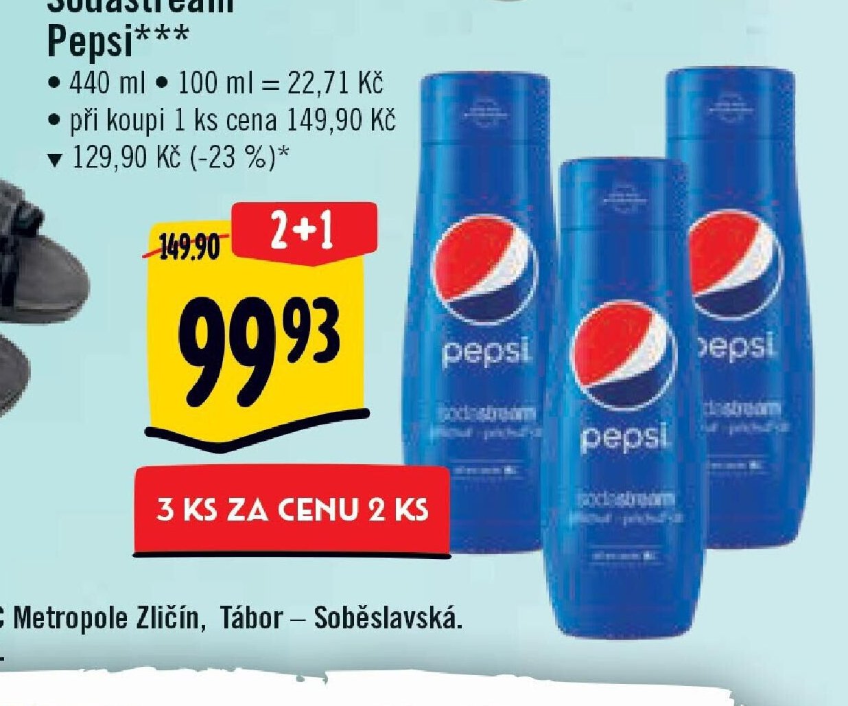 Příchuť Sodastream Pepsi