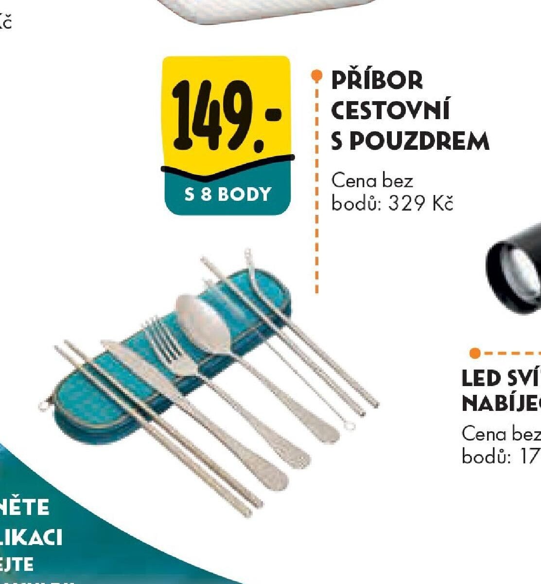 Příbor cestovní s pouzdrem