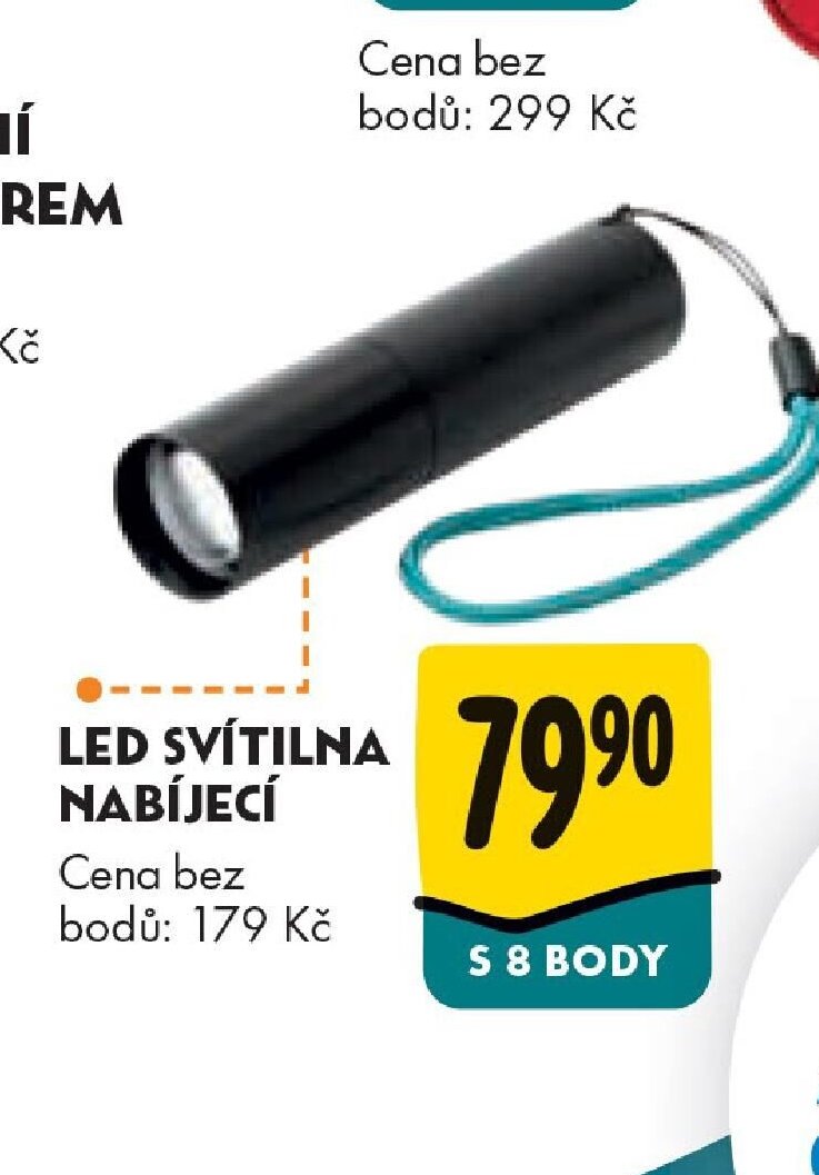 LED svítilna nabíjecí