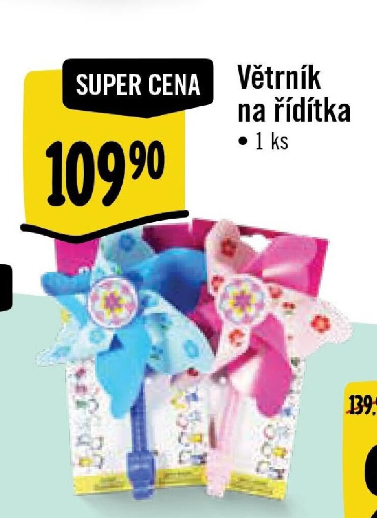 Větrník na řídítka