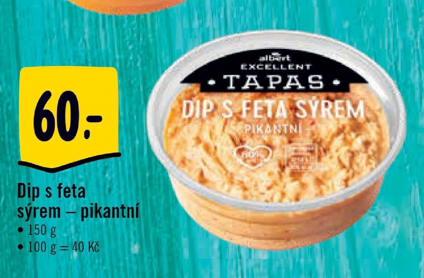 Dip s feta sýrem – pikantní