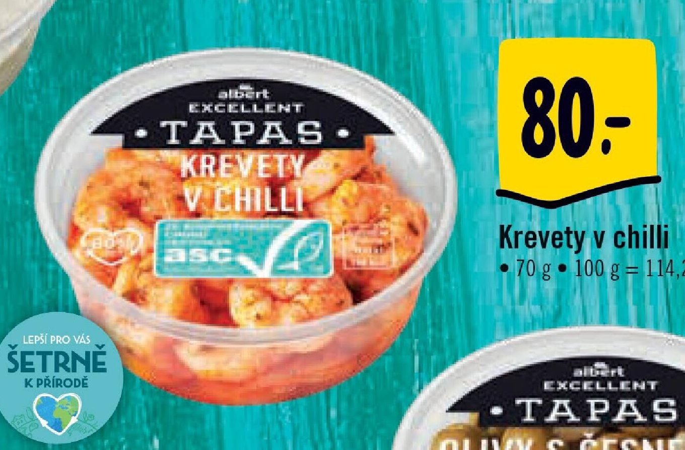 Krevety v chilli