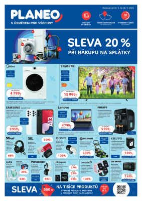 akční leták Planeo 22.5.2023-28.5.2023