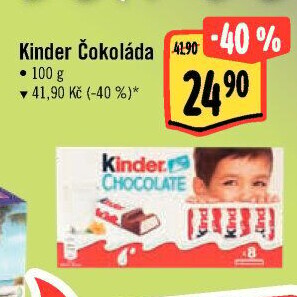Čokoládky Kinder