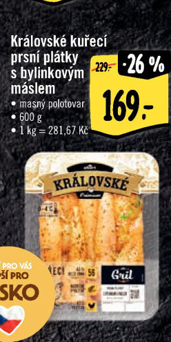 Královské kuřecí plátky marinované Albert Gril