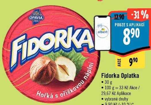 Oplatky Fidorka Opavia