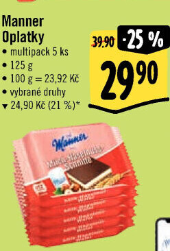 Oplatky Snack Manner