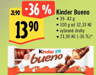 Tyčinka Bueno Kinder