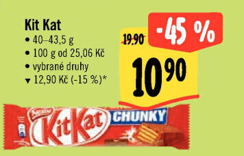 Tyčinka Kit Kat Nestlé