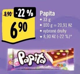 Tyčinka Papita Sölen