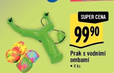 Vodní bomby s prakem