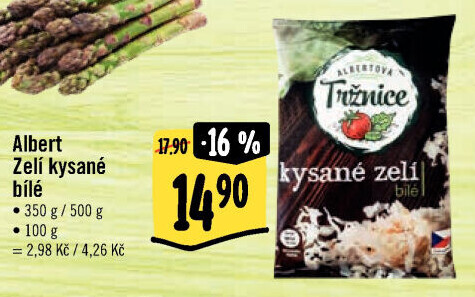 Zelí bílé kysanéAlbert