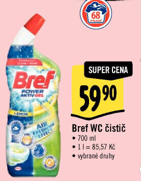 Čistič WC gelový Bref