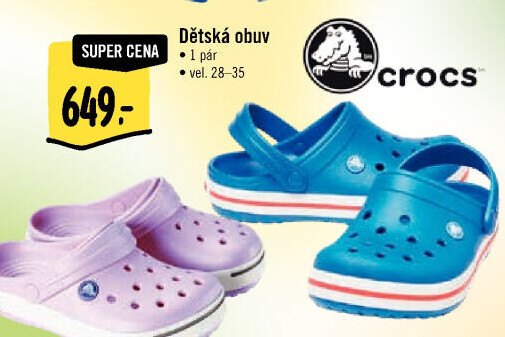 Dětské gumové nazouváky Crocs