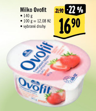 Dezert tvarohový Ovofit Milko