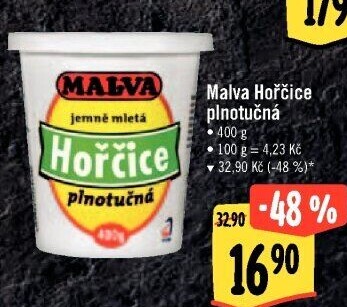 Hořčice plnotučná Malva