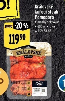 Kuřecí steak Pomodoro Královský Albert Gril