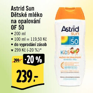 Mléko dětské na opalování OF 50 Astrid Sun