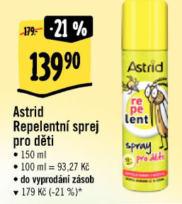 Repelent sprej pro děti Astrid