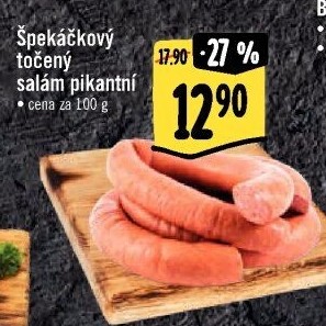 Salám špekáčkový pikantní točený