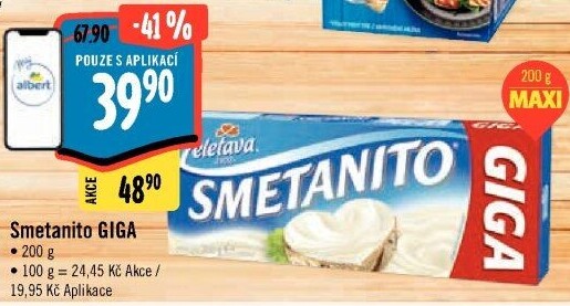 Sýr tavený Smetanito Želetava