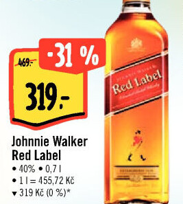 Whisky Red Label Johnnie Walker