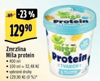 Zmrzlina proteinová v kelímku Míša