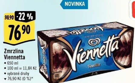Zmrzlinová roláda Viennetta Algida
