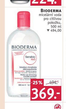 BIODERMA micelární voda