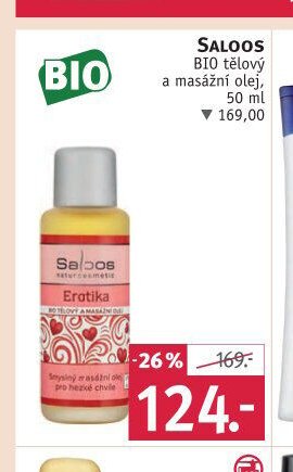 Saloos BIO tělový a masážní olej, 50 ml