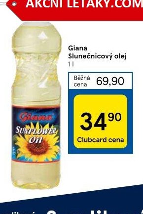 Giana Slunečnicový olej 1l