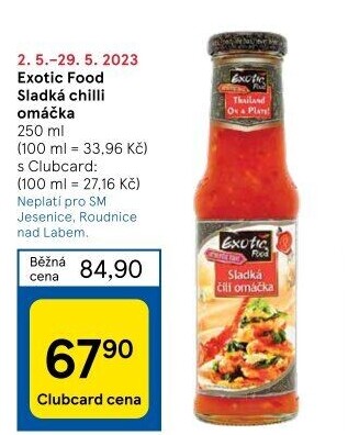 Chilli omáčka sladká Exotic food