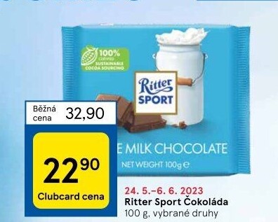 Čokoláda Sport Ritter