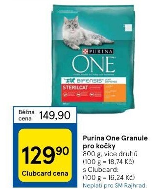 Granule pro kočky One Purina
