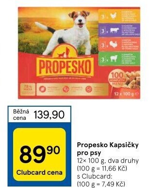 Kapsičky pro psy Propesko