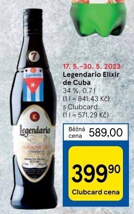 Rum Legendario Elixir de Cuba 7YO