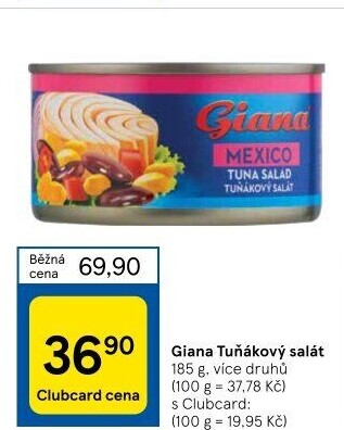 Salát s tuňákem Giana