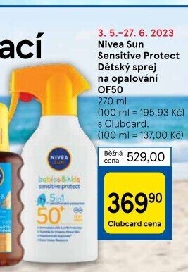 Sprej dětský na opalování OF 50+ Protect&amp
