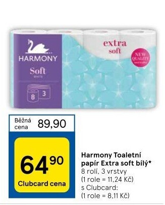 Toaletní papír 3vrstvý Harmony