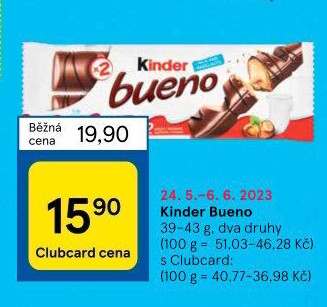 Tyčinka Bueno Kinder