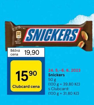 Tyčinka Snickers