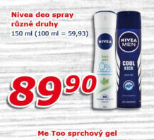 Deodorant sprej Nivea