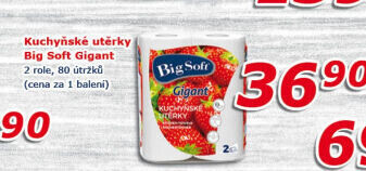 Kuchyňské utěrky 2vrstvé Gigant Big Soft