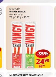 Krahulík Wingy snack různé druhy