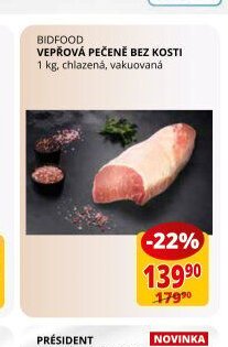 Bidfood Vepřová pečeně bez kosti