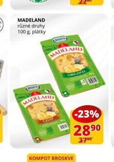 Madeland různé druhy