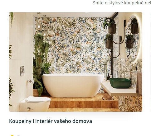 Koupelny a interiér vašeho domova