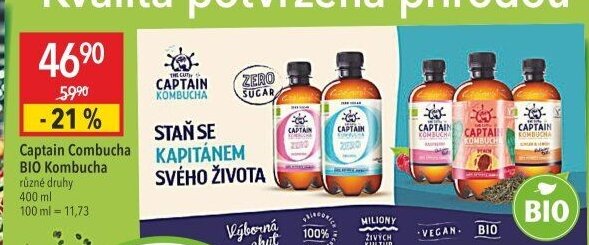 Captain Kombucha BIO Kombucha
