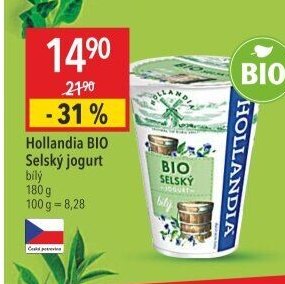 Hollandia BIO Selský jogurt